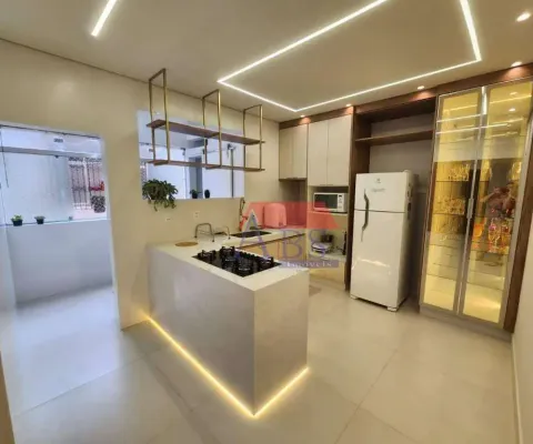 Apartamento com 2 dormitórios à venda, 83 m² por r$ 595.000,00 - ponta da praia - santos/sp