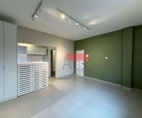 Kitnet com 1 dormitório à venda, 29 m² por r$ 220.000 - boqueirão - praia grande/sp