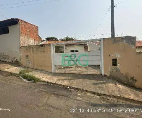 Casa à venda, 50 m² por r$ 90.746,77 - jardim fontanelli - marília/sp