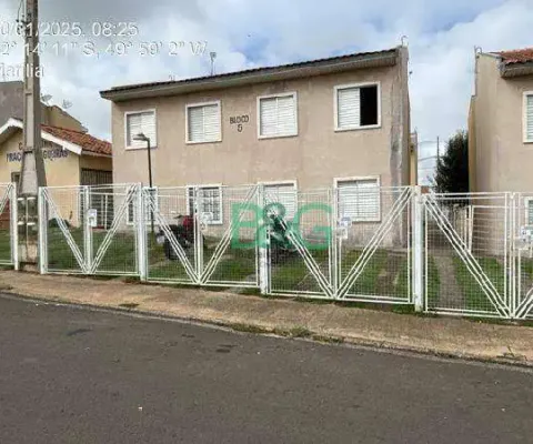 Apartamento com 2 dormitórios à venda, 42 m² por r$ 66.495,04 - vereador eduardo andrade reis - marília/sp