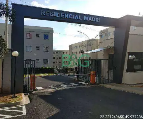 Apartamento à venda, 39 m² por r$ 129.974,85 - jardim califórnia - marília/sp