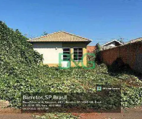 Casa à venda, 45 m² por r$ 131.382,53 - conjunto habitacional vida nova - barretos/sp