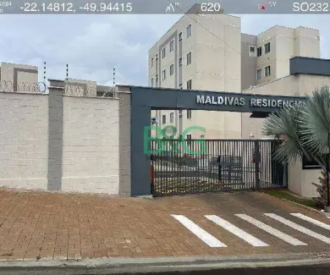 Apartamento com 2 dormitórios à venda, 80 m² por r$ 148.749 - antenor barion - marília/são paulo