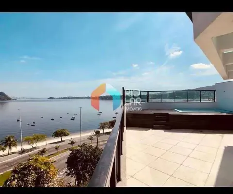 Cobertura linear para venda e locação, charitas, niterói, rj