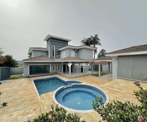 Casa com 4 dormitórios à venda, 508 m² por r$ 2.400.000,00 - condomínio saint charbel - araçoiaba da serra/sp