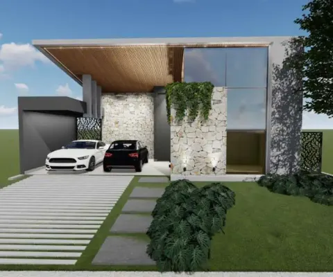Casa com 3 suítes no condomínio terras altas em uberlândia