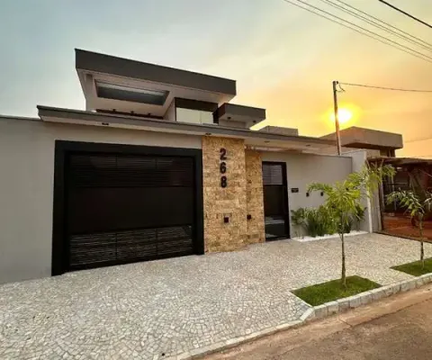 Casa 3 quartos à venda praça alto umuarama: suíte, área gourmet, churrasqueira, piscina, 2 vagas em uberlândia - pronta para morar!