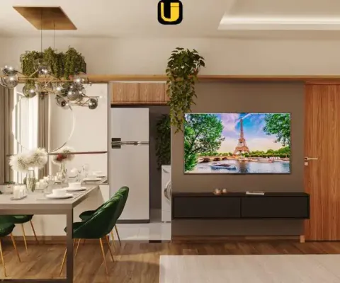 Apartamento à venda com 2 quartos, suíte, 2 vagas, 64m2 e varanda gourmet no roosevelt em uberlândia