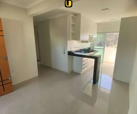 Apartamento à venda em uberlândia-mg, no bairro santa mônica: 2 quartos, 2 salas, 1 banheiro, 1 vaga de garagem!
