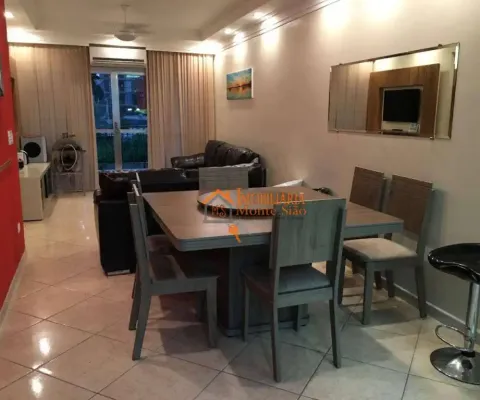 Apartamento com 3 dormitórios à venda, 60 m² por r$ 430.000,00 - loteamento joão batista julião - guarujá/sp