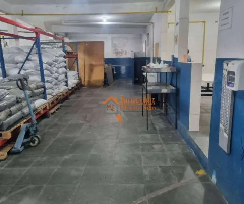 Galpão para alugar, 650 m² - vila nova bonsucesso - guarulhos/sp