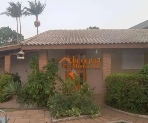 Chácara com 3 dormitórios à venda, 600 m² por r$ 790.000,00 - jardim maracanã - atibaia/sp