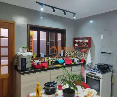 Casa com 2 dormitórios à venda, 110 m² por r$ 552.000,00 - parque flamengo - guarulhos/sp