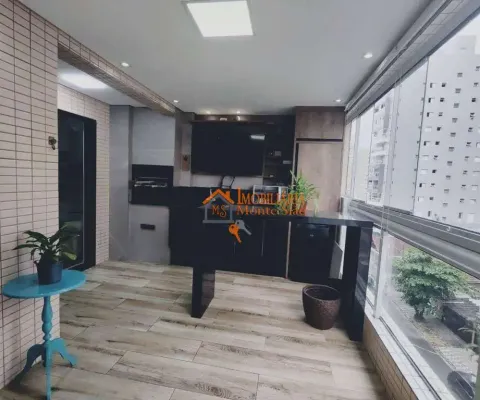 Apartamento com 3 dormitórios à venda, 102 m² por r$ 950.000,00 - canto do forte - praia grande/sp
