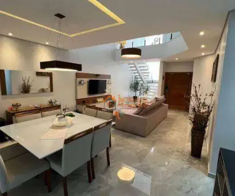 Sobrado com 3 dormitórios à venda, 225 m² por r$ 1.800.000,00 - cézar de souza - mogi das cruzes/sp