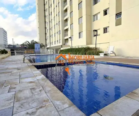 Apartamento com 2 dormitórios para alugar, 57 m² por r$ 3.032,00/mês - vila das palmeiras - guarulhos/sp