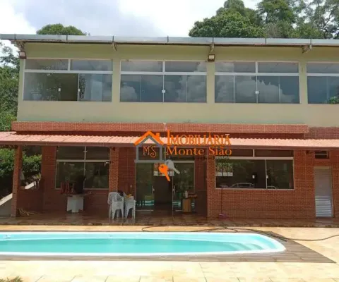 Chácara com 3 dormitórios à venda, 8000 m² por r$ 1.300.000,00 - tapera grande - mairiporã/sp