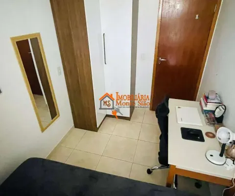 Apartamento com 2 dormitórios à venda, 50 m² por r$ 255.000,00 - tremembé - são paulo/sp