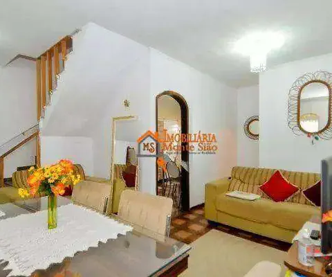 Sobrado com 3 dormitórios à venda, 99 m² por r$ 410.000,00 - vila galvão - guarulhos/sp