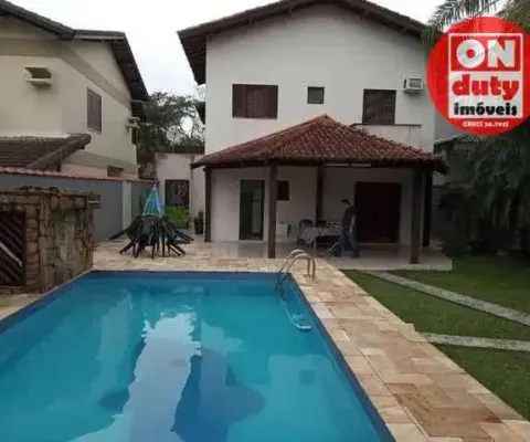 Lindo sobrado com 3 suítes à venda, 220 m² por r$ 1.290.000 - balneário praia do pernambuco - guarujá/sp