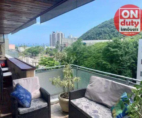 Cobertura com 4 quartos à venda, 275 m² por r$ 585.000 - enseada - guarujá/sp