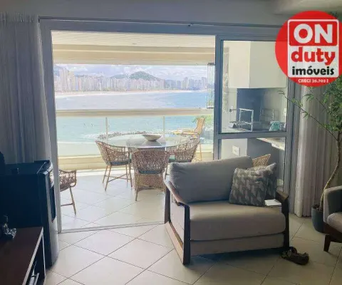 Apartamento com 4 dormitórios à venda, 175 m² por r$ 2.500.000,00 - vila luis antônio - guarujá/sp