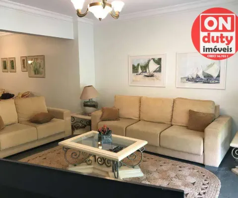 Apartamento com 3 dormitórios à venda, 186 m² por r$ 1.400.000,00 - barra funda - guarujá/sp