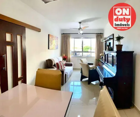 Apartamento com 2 dormitórios à venda, 110 m² por r$ 630.000,00 - embaré - santos/sp