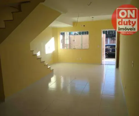 Sobrado à venda, 97 m² por r$ 450.000,00 - jardim três marias - guarujá/sp