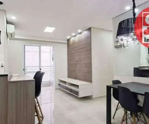 Apartamento à venda, 64 m² por r$ 575.000,00 - marapé - santos/sp