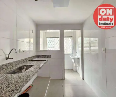 Apartamento com 1 dormitório, 48 m² - venda por r$ 390.000,00 ou aluguel por r$ 3.224,00/mês - gonzaga - santos/sp