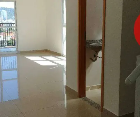 Apartamento duplex com 3 dormitórios à venda, 131 m² por r$ 989.000,00 - encruzilhada - santos/sp