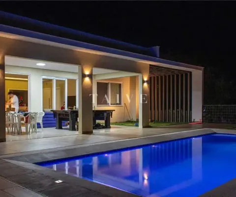 Casa térrea à venda, condomínio terras de canaã, 226m², 3 quartos sendo 2 suítes, piscina - cambé,