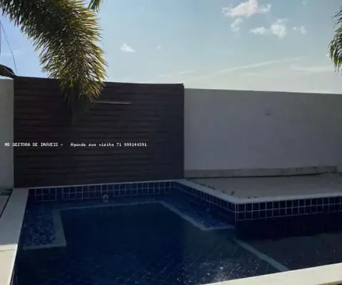 Casa em condomínio para venda em camaçari, alphaville (abrantes), 3 dormitórios, 3 suítes, 4 banheiros, 2 vagas