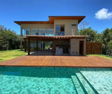 Casa em condomínio para venda em mata de são joão, praia do forte, 4 dormitórios, 4 suítes, 5 banheiros, 2 vagas