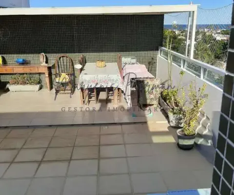 Cobertura para venda em lauro de freitas, buraquinho, 3 dormitórios, 1 suíte, 3 banheiros