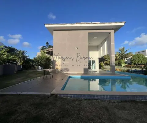 Casa em condomínio para locação em camaçari, busca vida (abrantes), 4 dormitórios, 4 suítes, 6 banheiros, 6 vagas