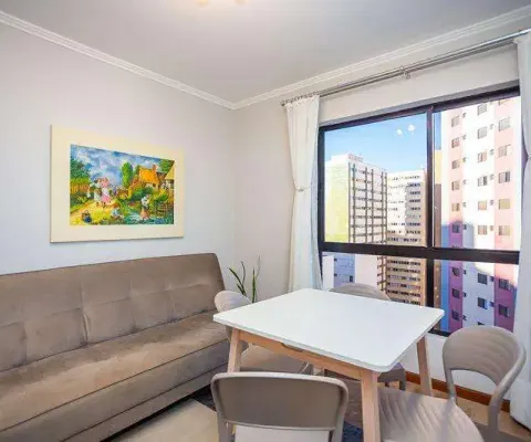 Apartamento 1 quarto mobiliado no bigorrilho – curitiba/pr