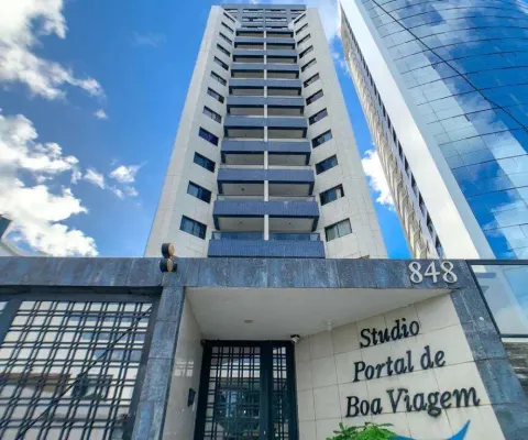 Apartamento com 1 quarto à venda na Avenida Boa Viagem, 848, Pina, Recife