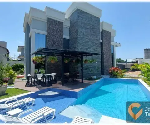 Casa mobiliada a venda com 4 suítes e 334m² no altiplano - condomínio fechado