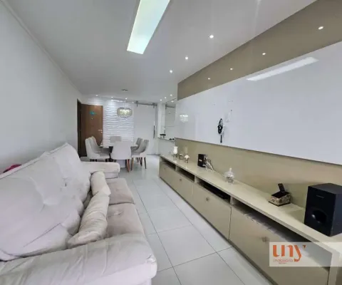 Apartamento com 3 quartos, móveis projetados e 2 vagas no brisamar