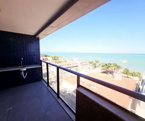 Apartamento novo com 3 quartos e vista defiitiva para o mar em camboinha