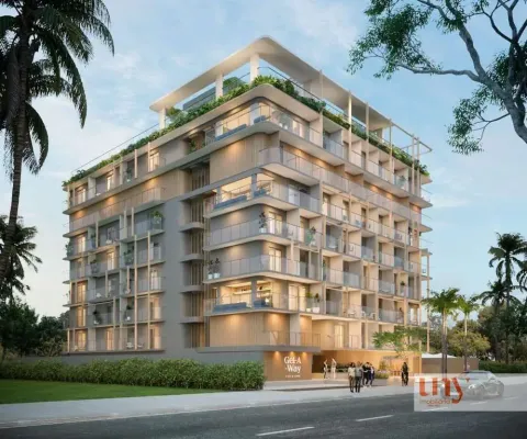 Flat com varanda em construção no bairro de tambaú a poucos metros da praia