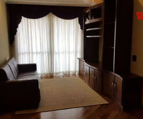 Apartamento com 3 dormitórios para alugar, 100 m² por r$ 6.060,00/mês - vila bastos - santo andré/sp