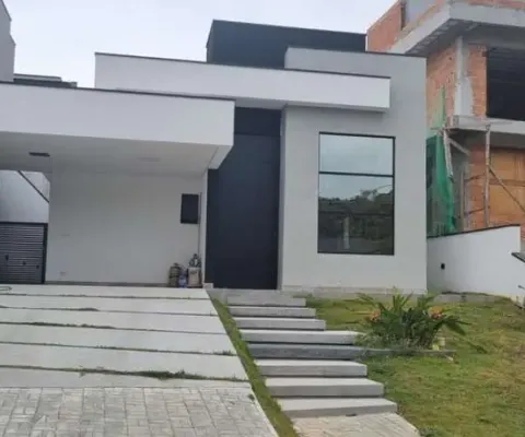 Linda casa térrea de alto padrão com 3 suites/4 vagas/espaço gourmet e piscina à venda no condominio aruã brisas, mogi das cruzes