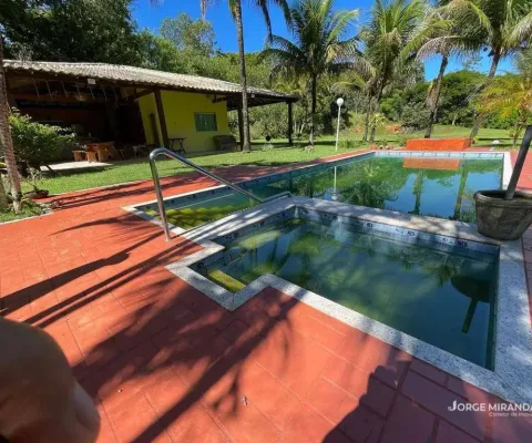 Sítio com 4 dormitórios à venda, 182850 m² por r$ 2.000.000 - goembe - anchieta/es