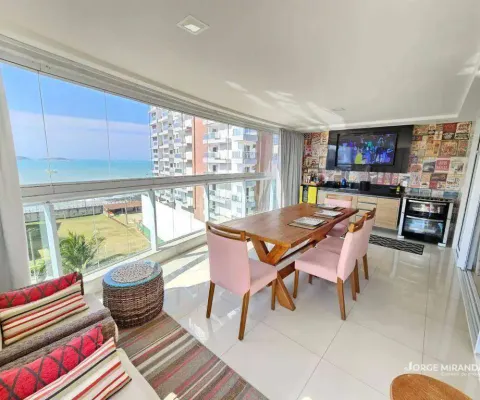 Apartamento com 3 dormitórios à venda por r$ 1.850.000,00 - prainha de muquiçaba - guarapari/es