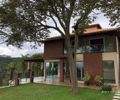 Casa duplex com 6 suítes e vista para pedra do lagarto à venda em domingos martins/es