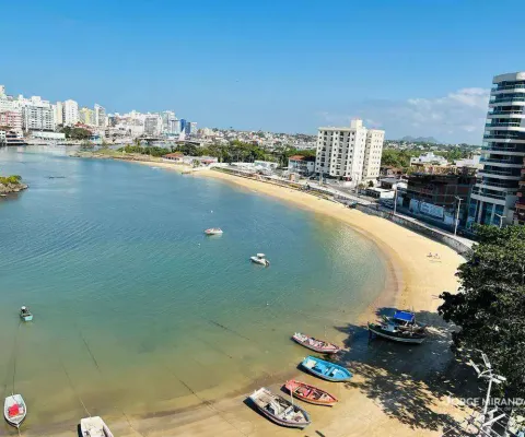 Apartamento com 3 quartos frente p/ mar à venda na prainha de muquiçaba - guarapari/es