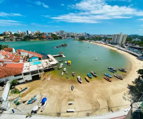 Apartamento com 3 quartos frente p/ mar à venda na prainha de muquiçaba - guarapari/es